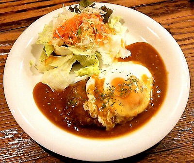 目玉焼きのせハンバーグ グレイビーソース 目玉焼きのせハンバーグ グレイビーソース